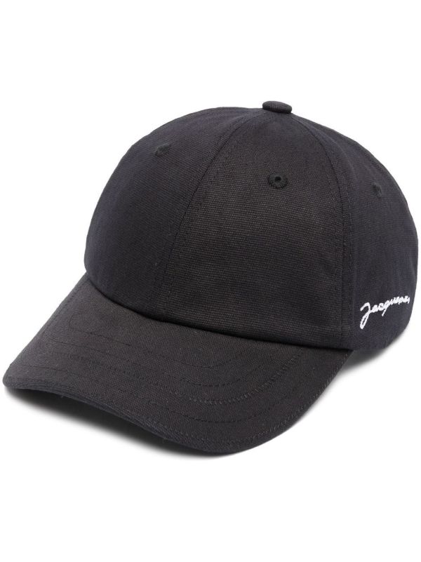 browns Jacquemus Black La Casquette Baseball Cap | Browns Hats