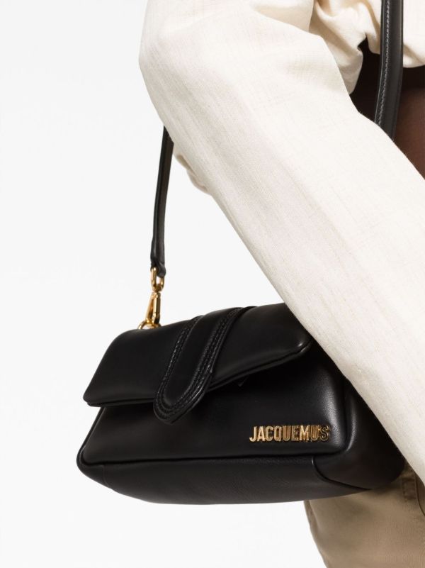 Browns Jacquemus Black Le Bambimou Leather Shoulder Bag | Browns Shoulder Bags
