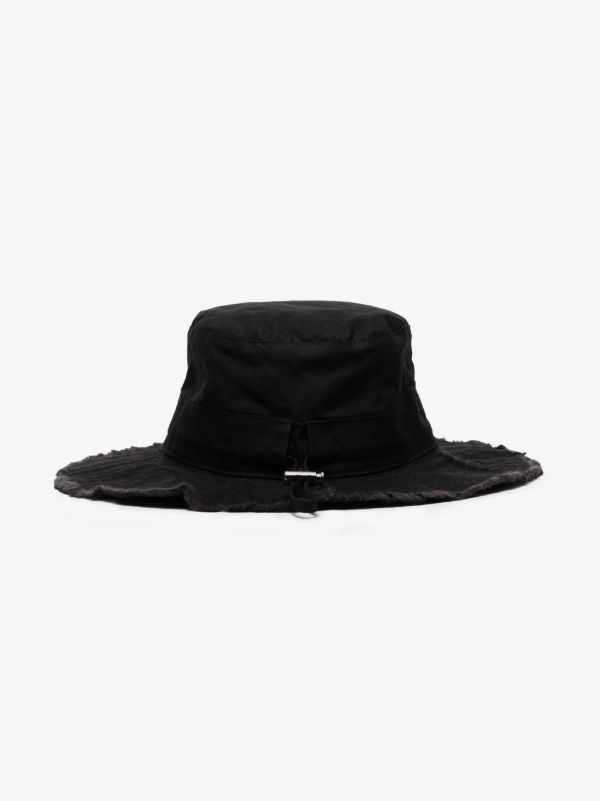 Browns Jacquemus Black Le Bob Artichaut Bucket Hat | Browns Hats