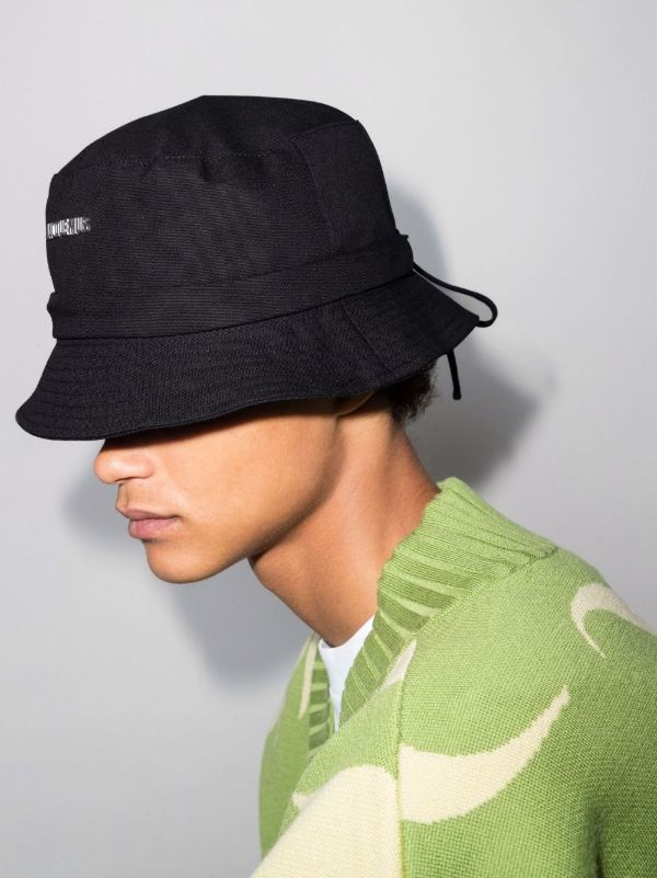 Browns Jacquemus Black Le Bob Gadjo Bucket Hat | Browns Hats