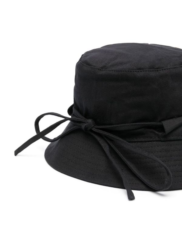 Browns Jacquemus Black Le Bob Gadjo Bucket Hat | Browns Hats