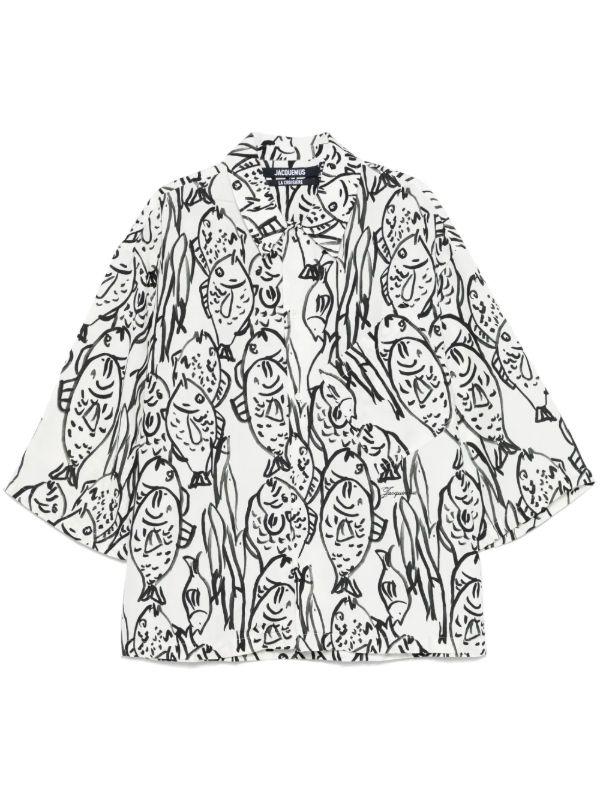 browns Jacquemus Black Le Chemise Aloe Shirt | Browns Shirts