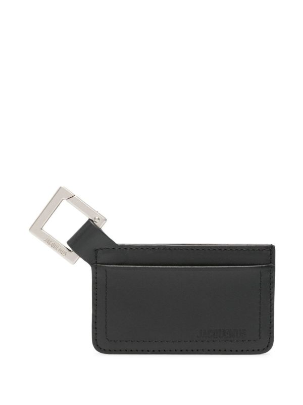 browns Jacquemus Black Le Porte-Cartes Cuerda Leather Card Holder | Browns Wallets & Billfolds