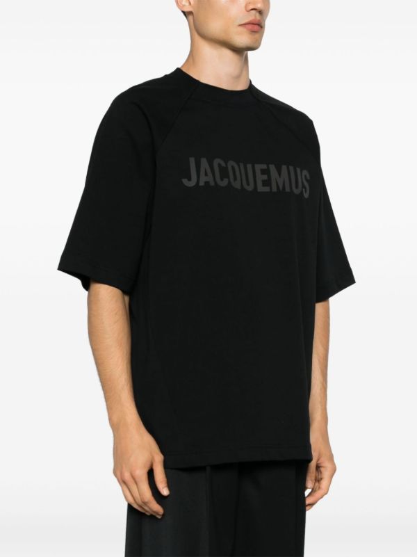 Browns Jacquemus Black Le T-Shirt Typo Top | Browns T-Shirts