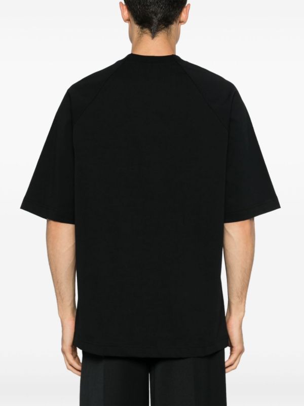 Browns Jacquemus Black Le T-Shirt Typo Top | Browns T-Shirts