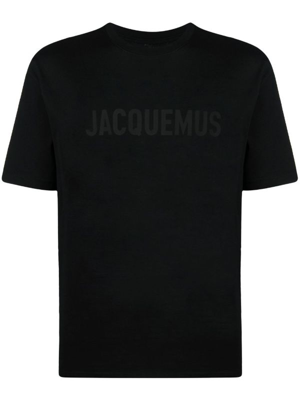 browns Jacquemus Black Le T-Shirt Typo Top | Browns T-Shirts
