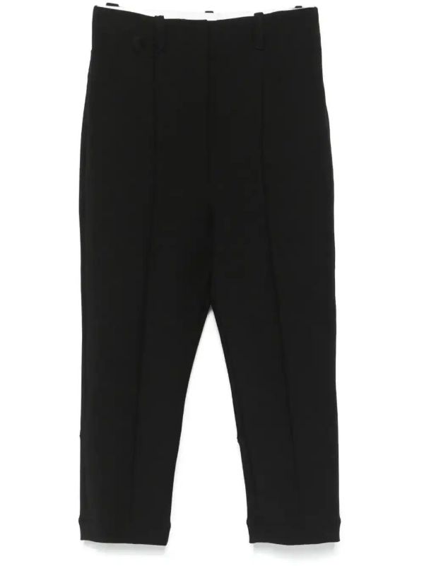 browns Jacquemus Black The Capri Trousers | Browns Cropped Pants