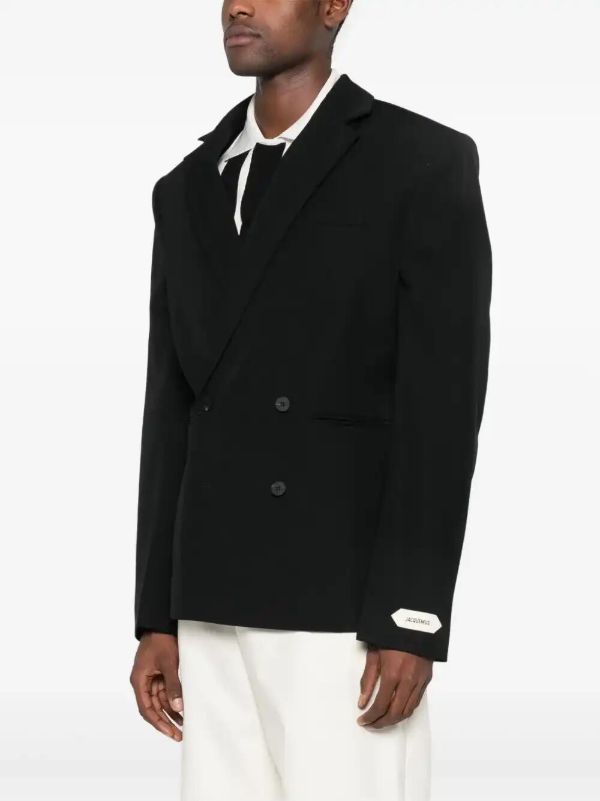Browns Jacquemus Black The Fernando Jacket | Browns Blazers