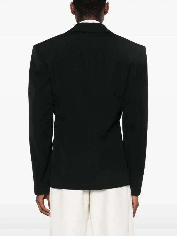 Browns Jacquemus Black The Fernando Jacket | Browns Blazers