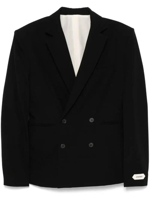 browns Jacquemus Black The Fernando Jacket | Browns Blazers