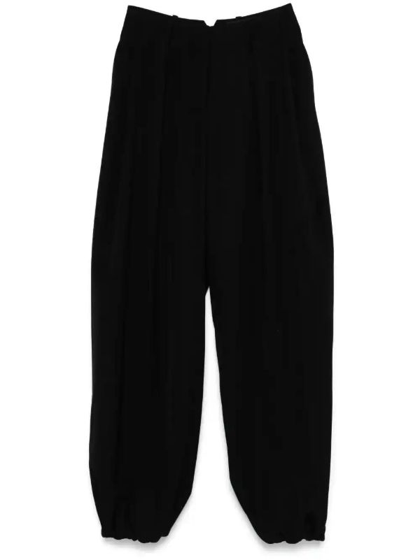 browns Jacquemus Black The Melao Trousers | Browns Wide-Leg Pants