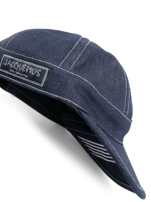 Browns Jacquemus Blue La Casquette Barco Denim Cap | Browns Hats