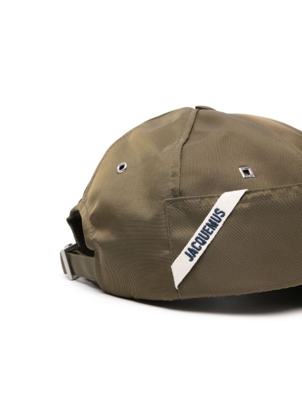Browns Jacquemus Green Logo-Appliqué Cap | Browns Hats