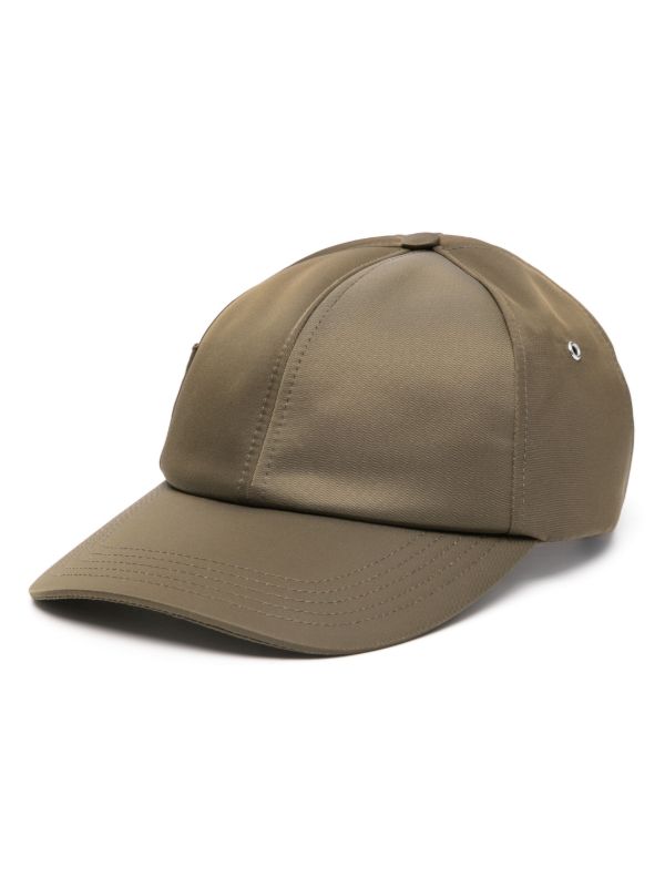 browns Jacquemus Green Logo-Appliqué Cap | Browns Hats