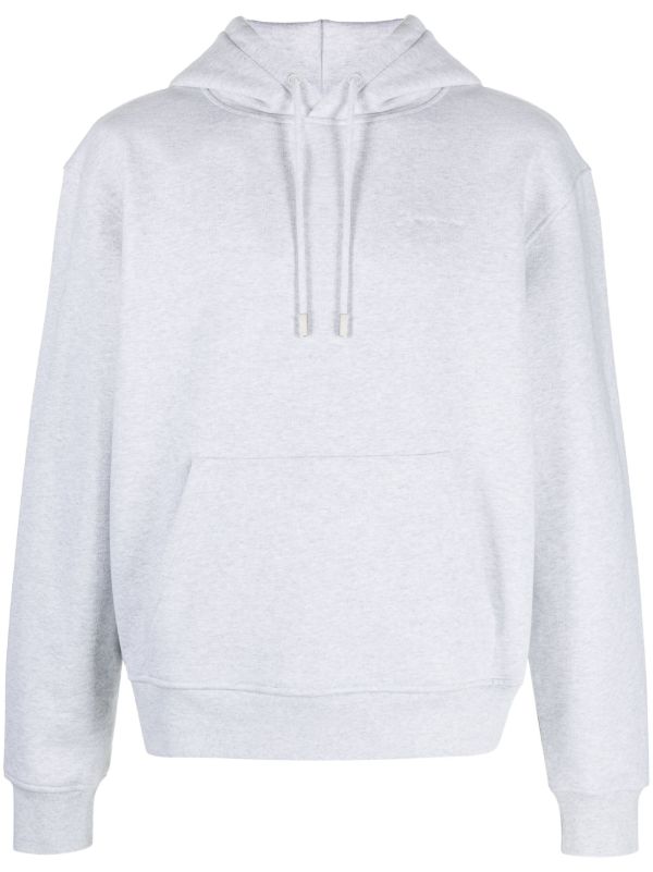 browns Jacquemus Grey Le Sweatshirt Brodé Hoodie | Browns Hoodies