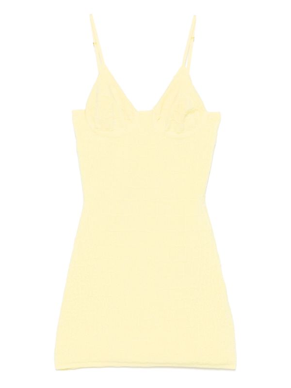 browns Jacquemus La Mini Robe Scala dress | Browns Cocktail & Party Dresses