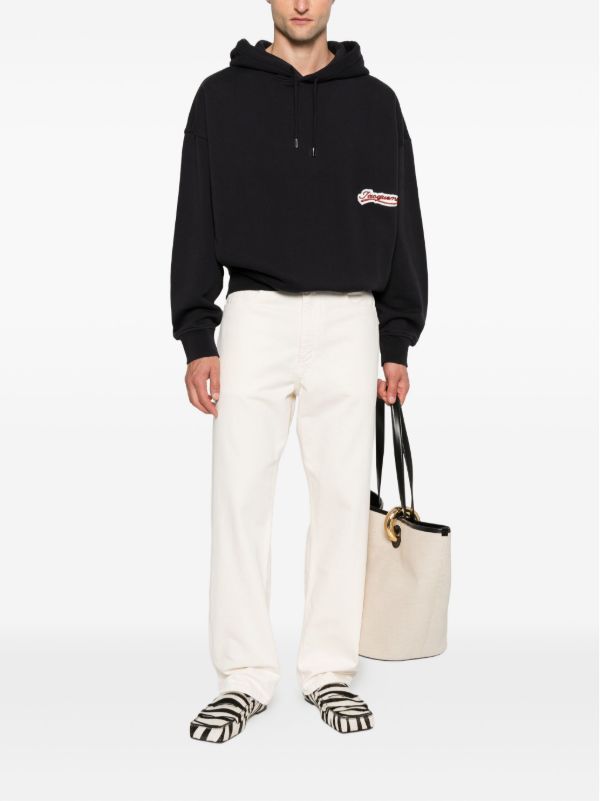 Browns Jacquemus Le Hoodie Gio Varsity Logo Hoodie | Browns Hoodies