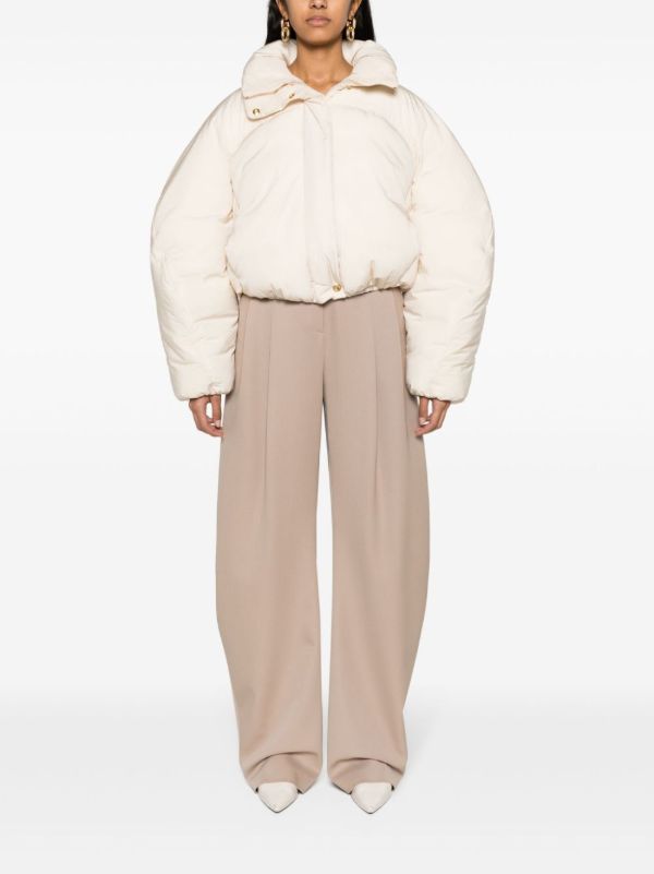 Browns Jacquemus Neutral La Doudoune Courte Caraco Jacket | Browns Down Jackets