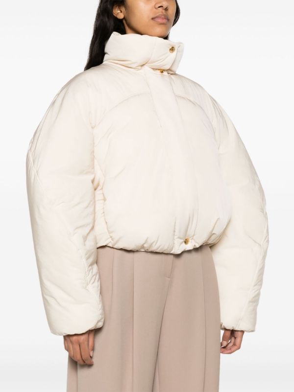 Browns Jacquemus Neutral La Doudoune Courte Caraco Jacket | Browns Down Jackets
