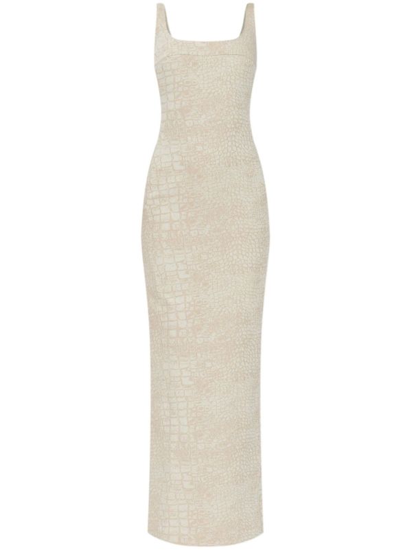 browns Jacquemus Neutrals Spoglio Dress | Browns Cocktail & Party Dresses