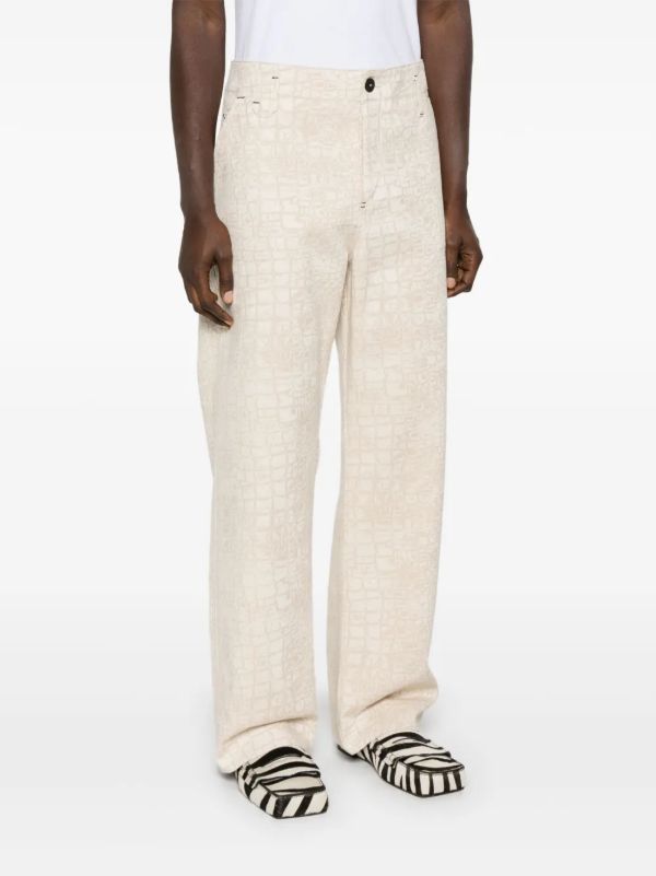 Browns Jacquemus Neutrals The Fernando De-Nîmes Jeans | Browns Regular & Straight-Leg Jeans