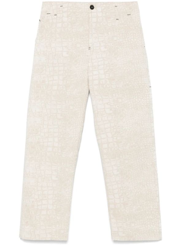browns Jacquemus Neutrals The Fernando De-Nîmes Jeans | Browns Regular & Straight-Leg Jeans