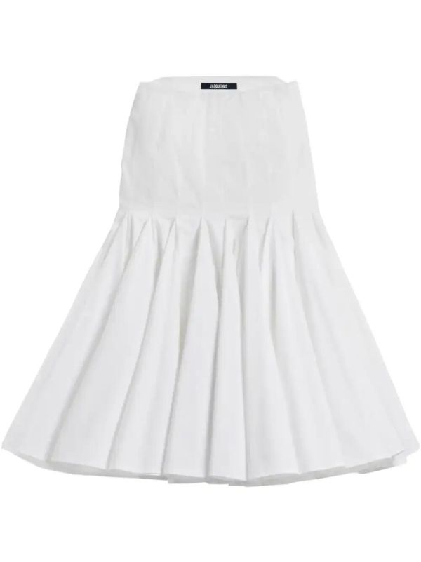 browns Jacquemus The Agave skirt | Browns Pleated Skirts