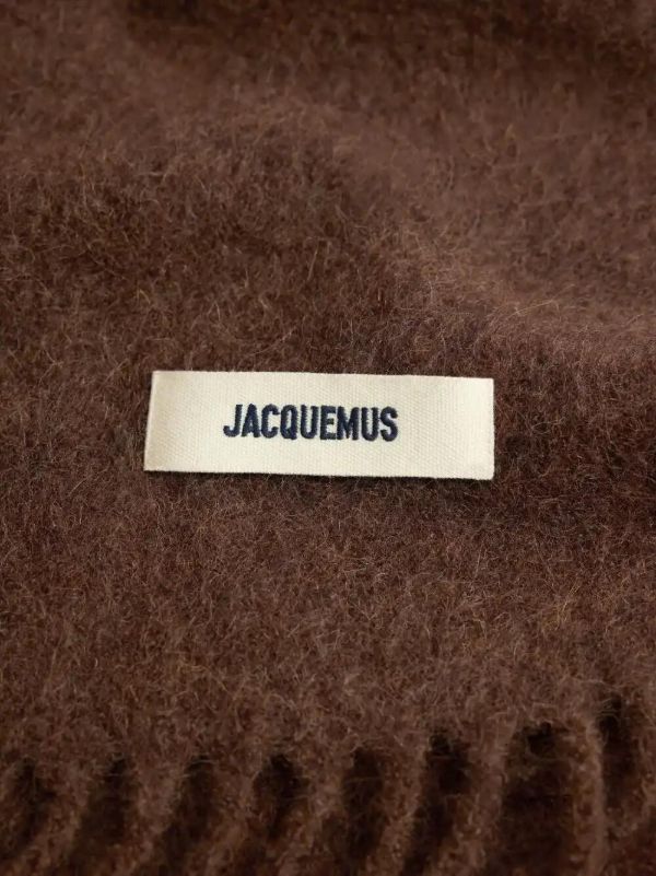 Browns Jacquemus The Carro Logo-patch Scarf | Browns Scarves