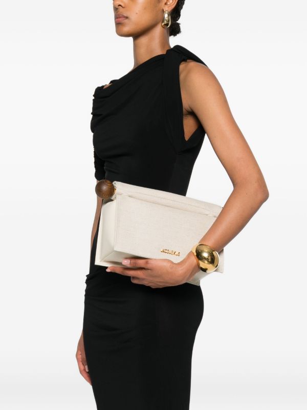 Browns Jacquemus The Rond Carré Clutch | Browns Clutch Bags