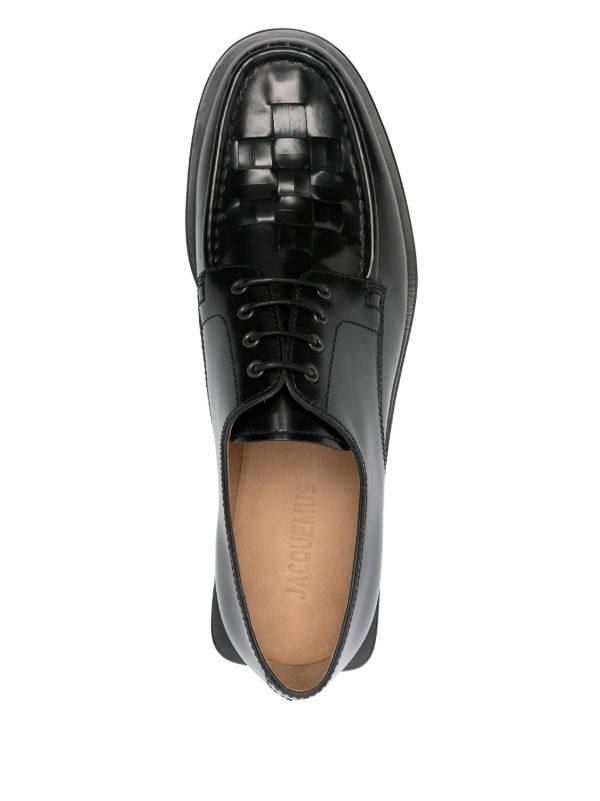 Browns Jacquemus The Woven Derby Shoes | Browns Derby Shoes