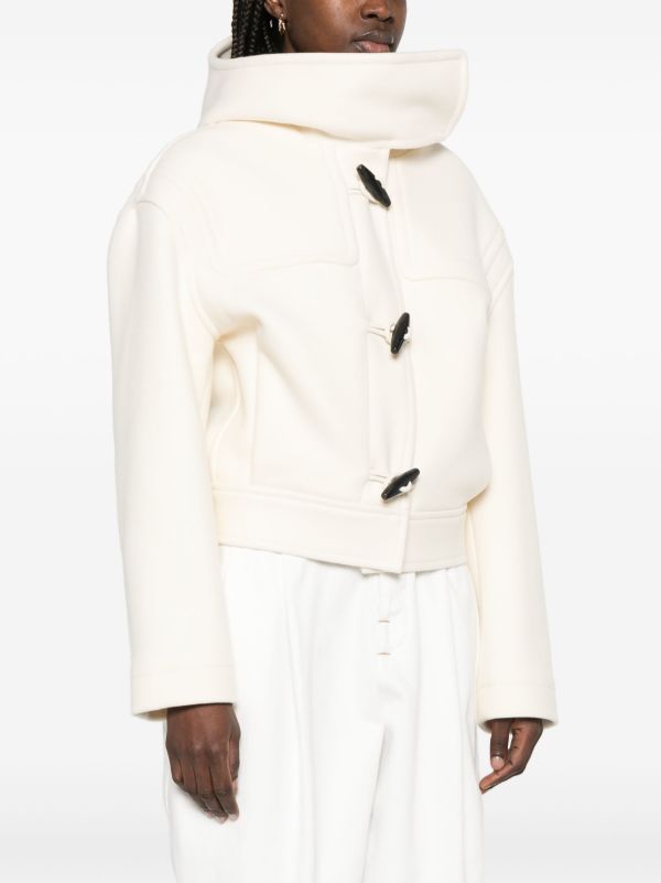 Browns Jacquemus White Cabana Coat | Browns Single Breasted Coats