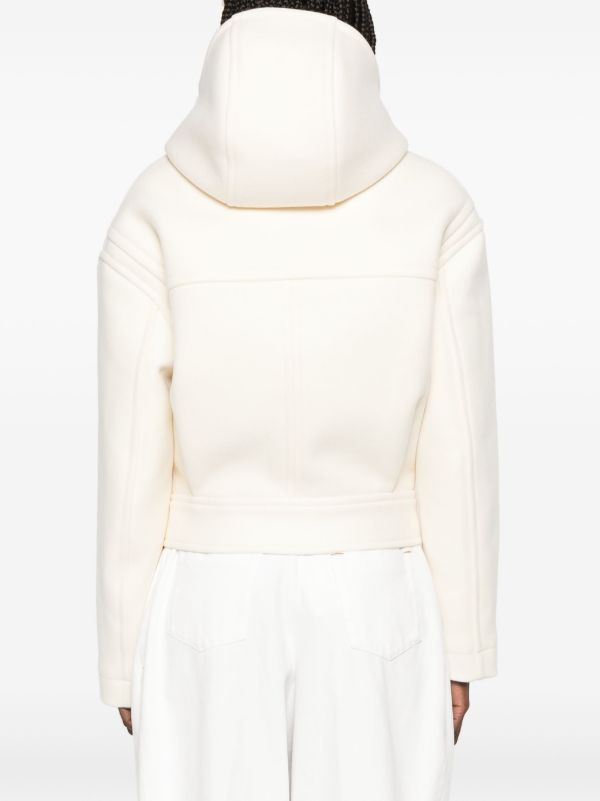 Browns Jacquemus White Cabana Coat | Browns Single Breasted Coats