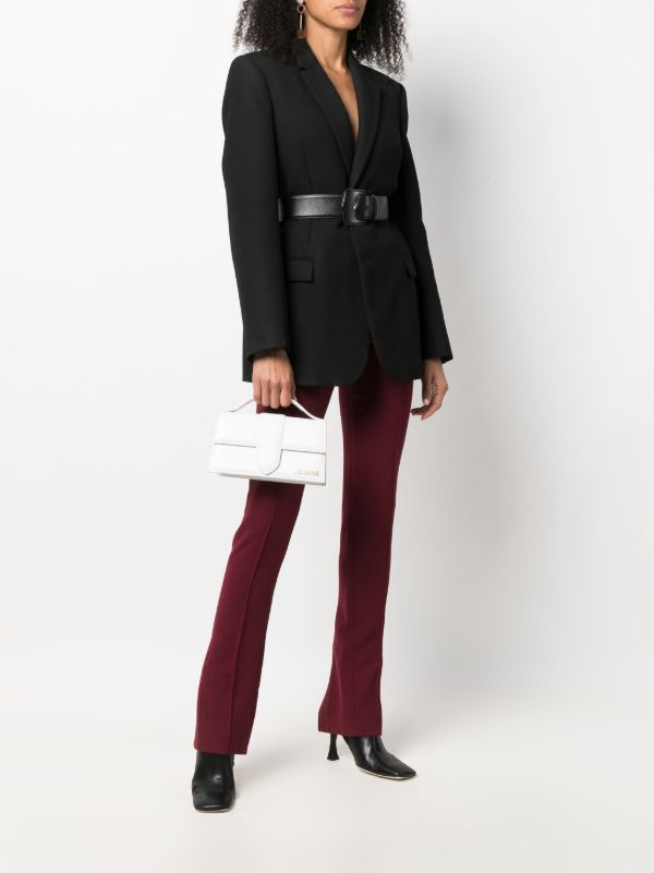 Browns Jacquemus White Le Grand Bambino Leather Top Handle Bag | Browns Top Handle Bags