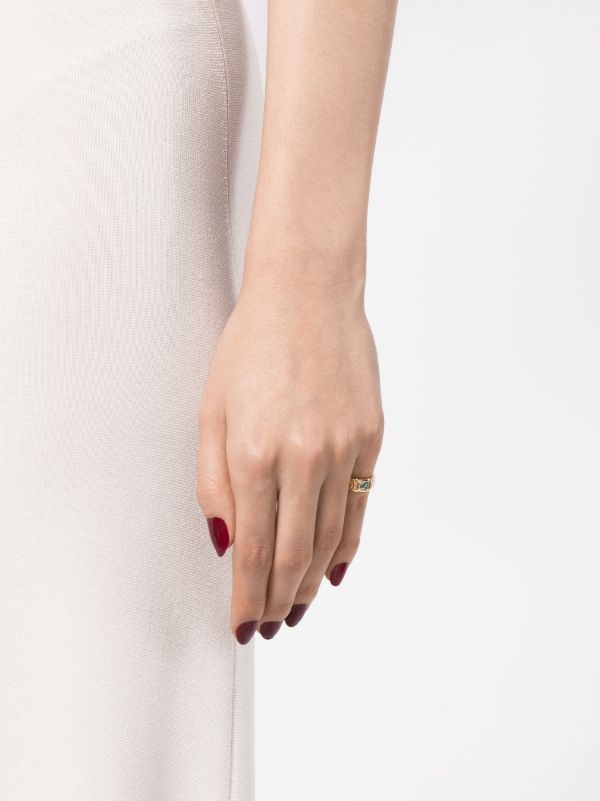 Browns Jacquie Aiche 14K Yellow Gold Aquamarine Ring | Browns Fine Rings