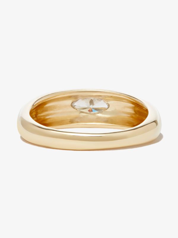 Browns Jacquie Aiche 14K Yellow Gold Dome Diamond Ring | Browns Fine Rings