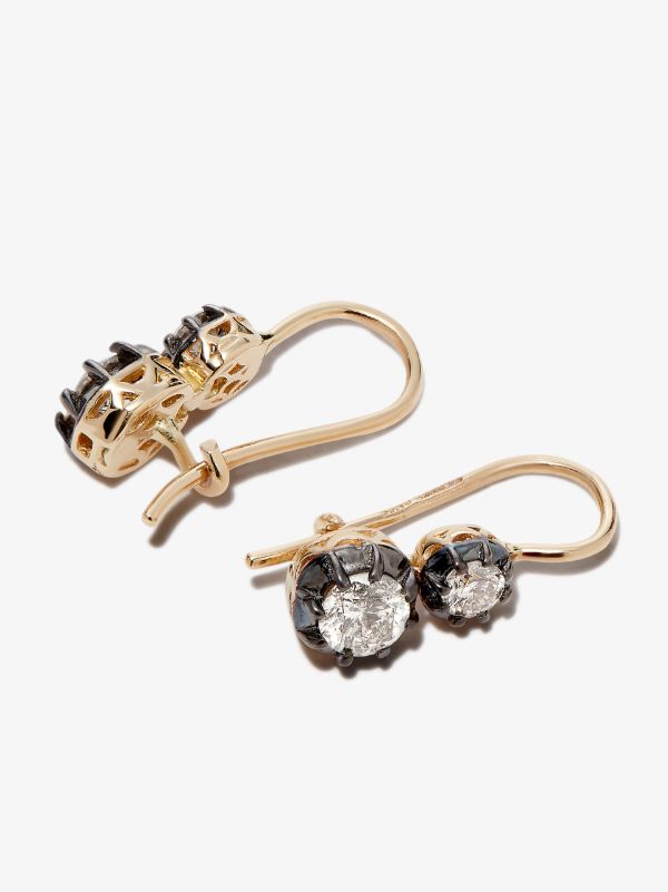 Browns Jacquie Aiche 14K Yellow Gold Sophia Diamond Earrings | Browns Fine Earrings