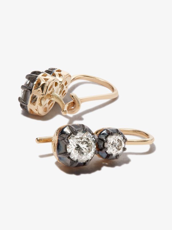 Browns Jacquie Aiche 14K Yellow Gold Sophia Diamond Earrings | Browns Fine Earrings