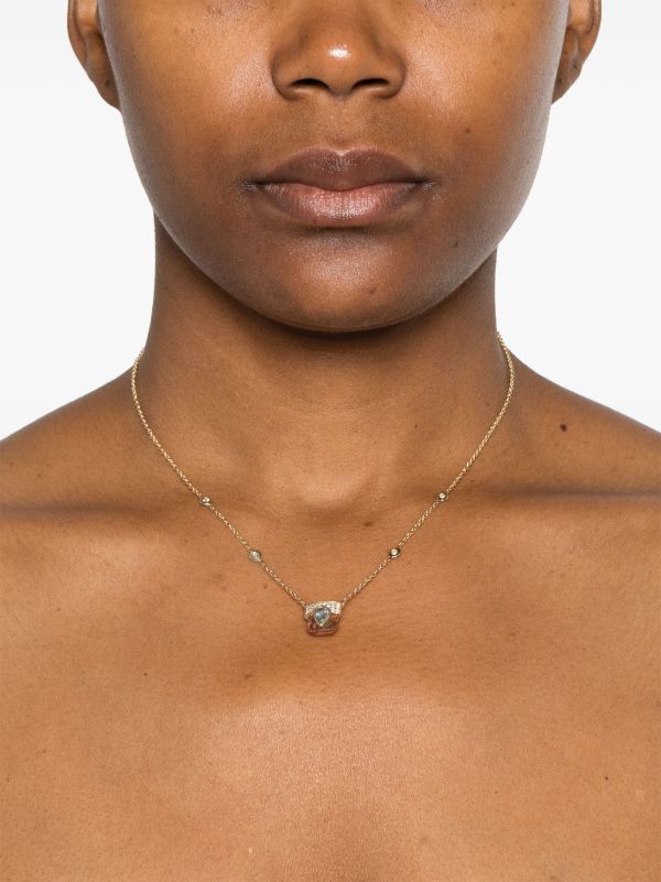 Browns Jacquie Aiche 14kt Yellow Gold Pendant Diamond Necklace | Browns Necklaces