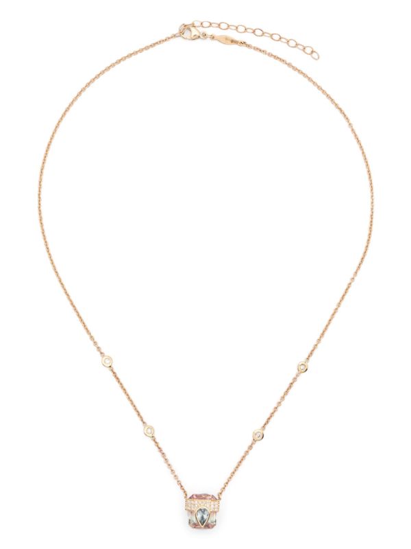 browns Jacquie Aiche 14kt yellow gold pendant diamond necklace | Browns Necklaces