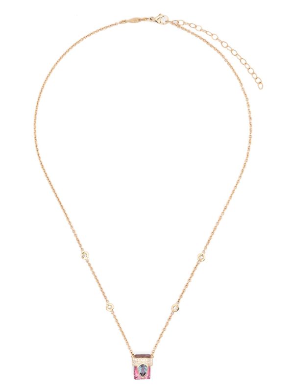 browns Jacquie Aiche 14kt yellow gold pendant diamond necklace | Browns Necklaces