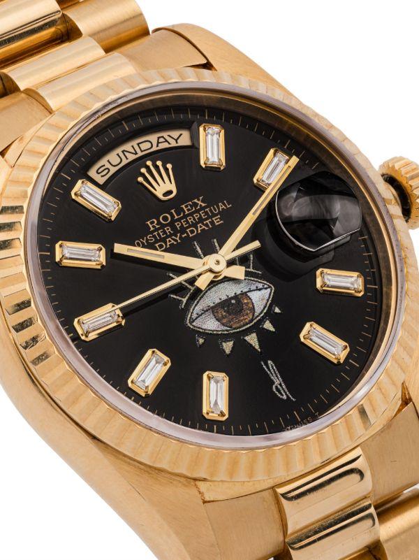Browns Jacquie Aiche Customised Day Date 34mm | Browns Fine Watches