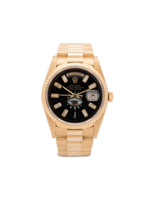 browns Jacquie Aiche customised Day Date 34mm | Browns Fine Watches