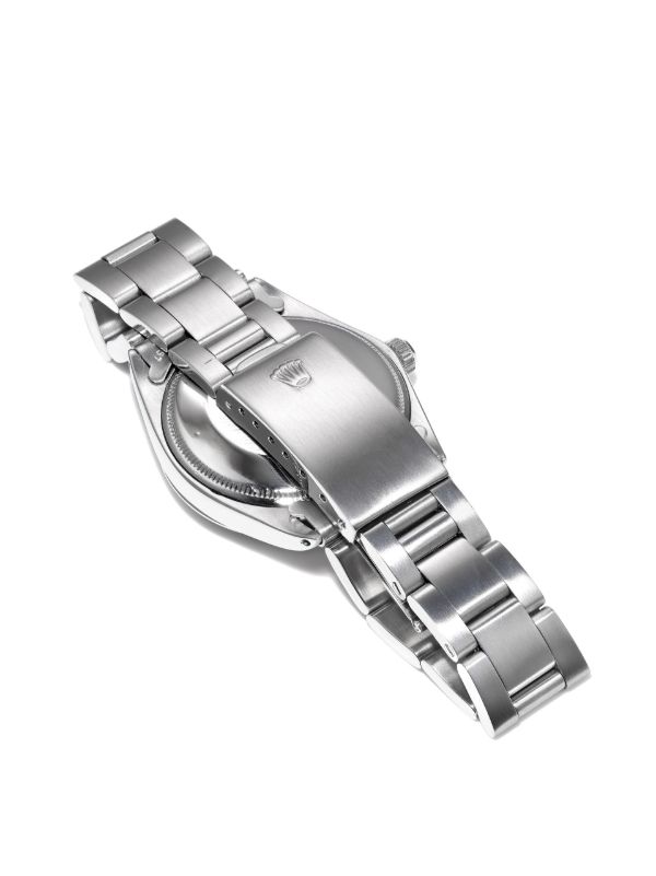 Browns Jacquie Aiche Grey Reworked Vintage Rolex Oyster Perpetual Watch | Browns Fine Watches