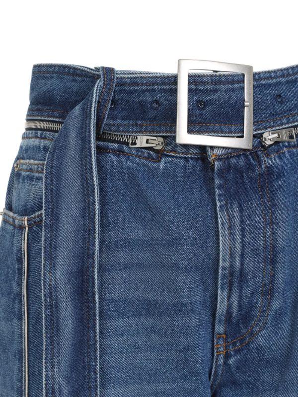 Browns Jean Paul Gaultier Blue Belted Jeans | Browns Wide-Leg Jeans