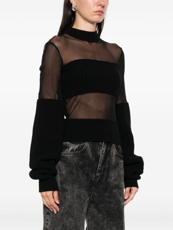 Browns Jean Paul Gaultier Cropped Blouse | Browns Blouses