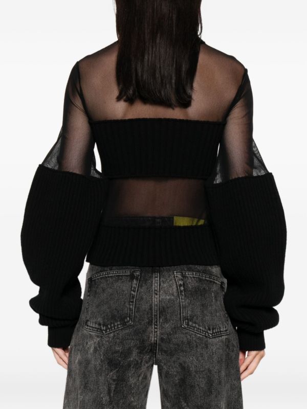 Browns Jean Paul Gaultier Cropped Blouse | Browns Blouses