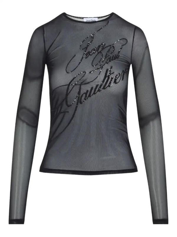 browns Jean Paul Gaultier logo-embellished T-shirt | Browns T-Shirts & Jersey Shirts