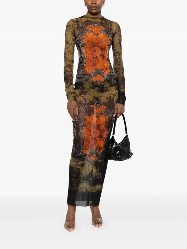 Browns Jean Paul Gaultier Printed Maxi Dress | Browns Day Dresses