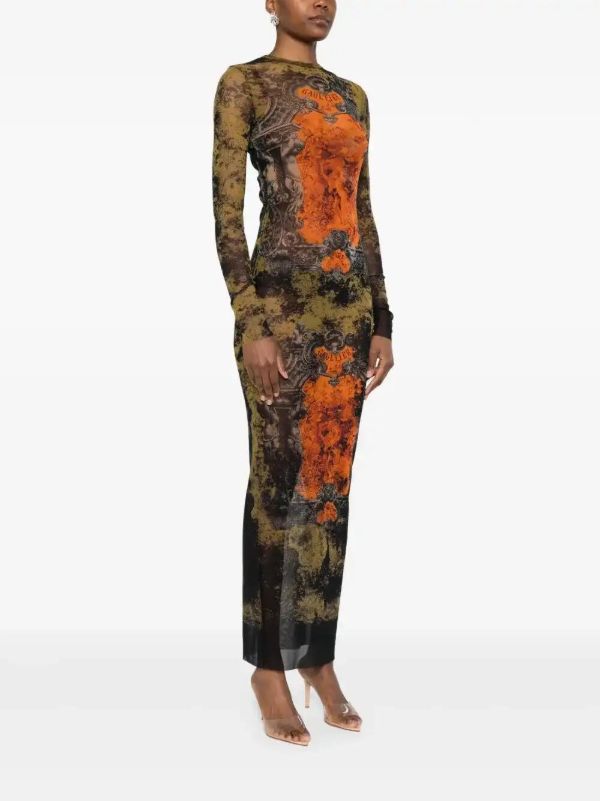 Browns Jean Paul Gaultier Printed Maxi Dress | Browns Day Dresses