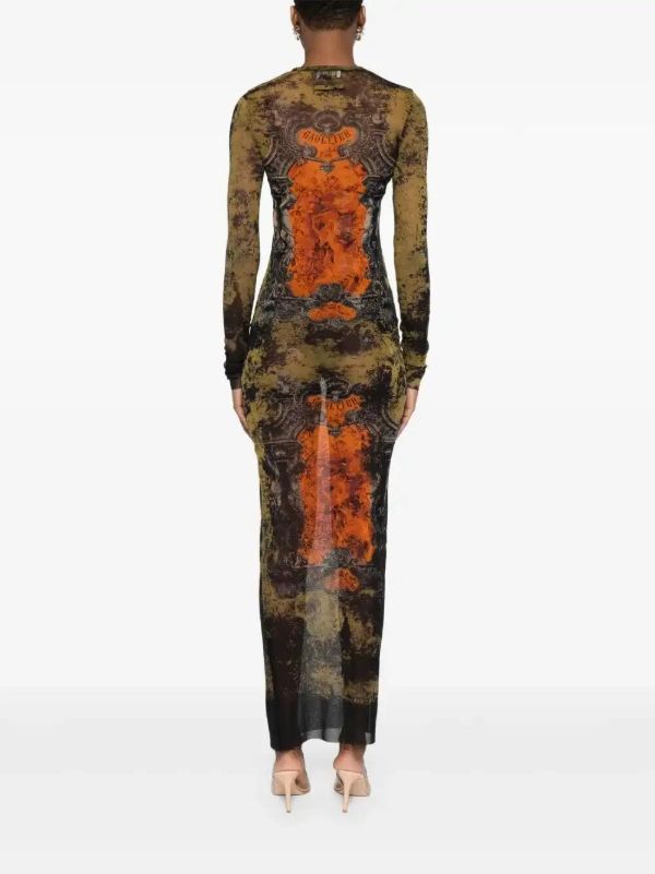 Browns Jean Paul Gaultier Printed Maxi Dress | Browns Day Dresses